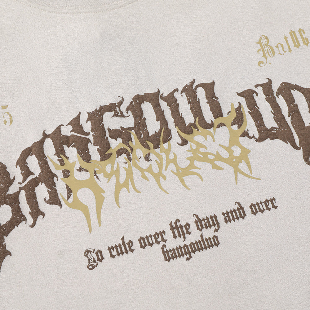 Letter Print Vest Men's All-matching Sleeveless Top