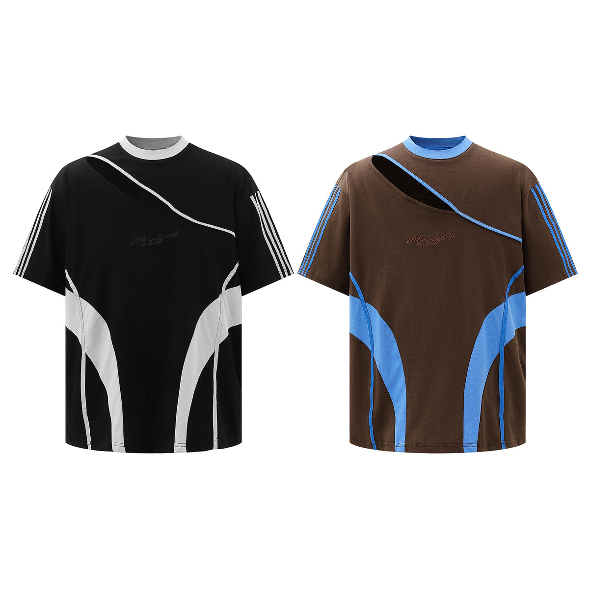 Patchwork Contrast Tee