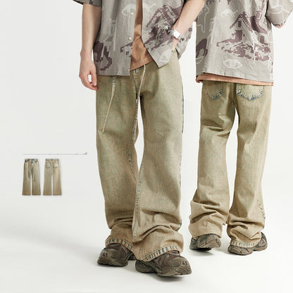 Wide-Leg Street Pants