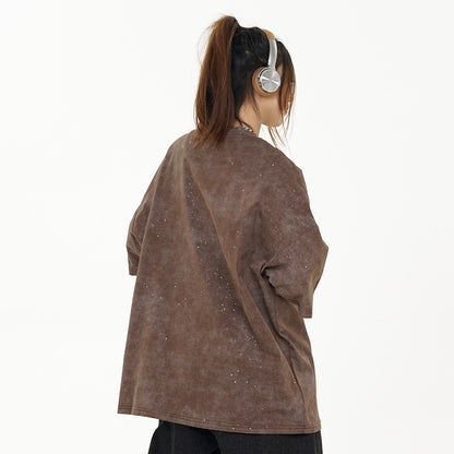 Letter Print Short-sleeve T-shirt